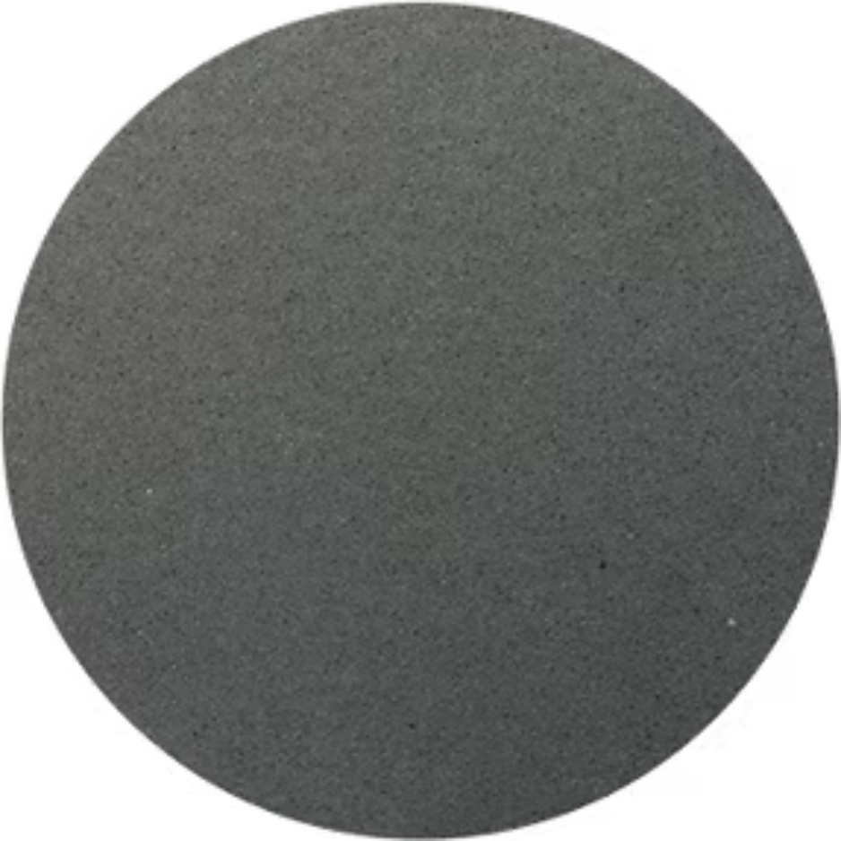 Color sample of the black chrome powder coat
