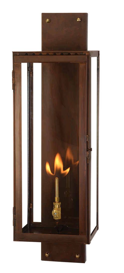 An example of the Fifth Ave wall mount lantern