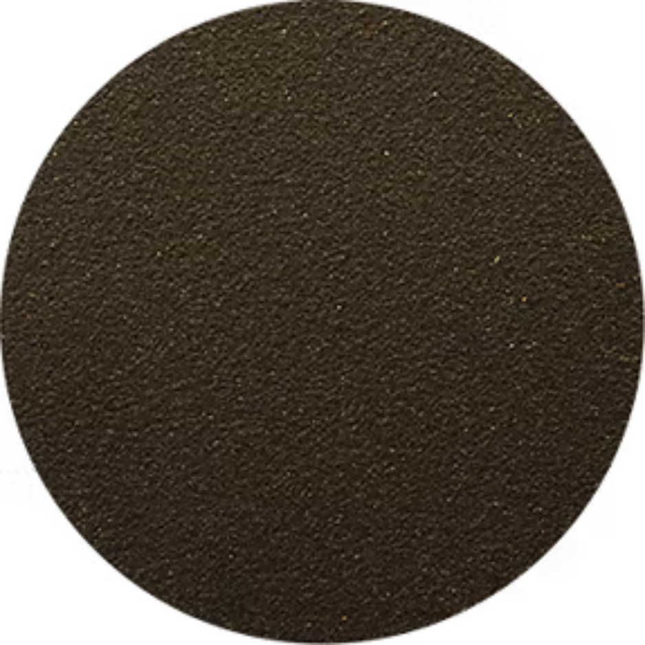 A color sample of the Pompeiian Gold powder coat