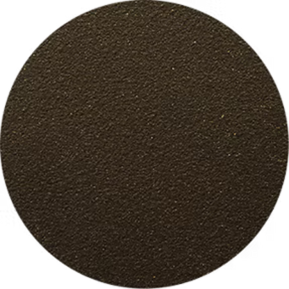 A color sample of the Pompeiian Gold powder coat