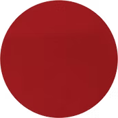 A color sample of the red powder coat custom color finish