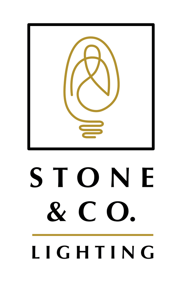 Stone & Co. Lighting Logo on a white background. 