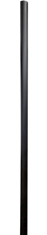 A detail shot of the steel straight post mount option